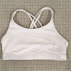 Athleta girl, white sports bra, youth size 12
